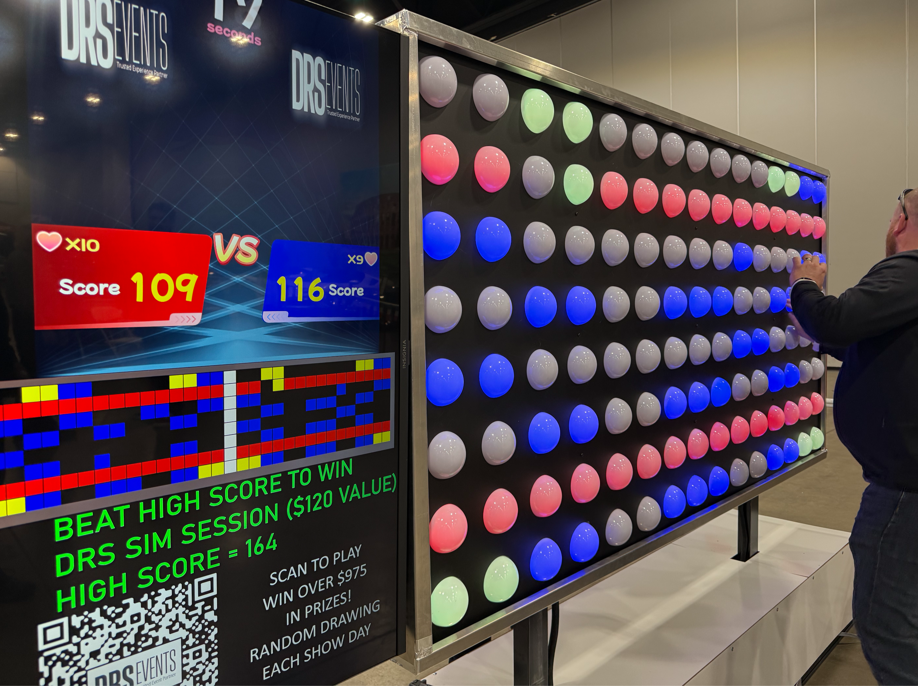 Reaction Labs full setup with crowd